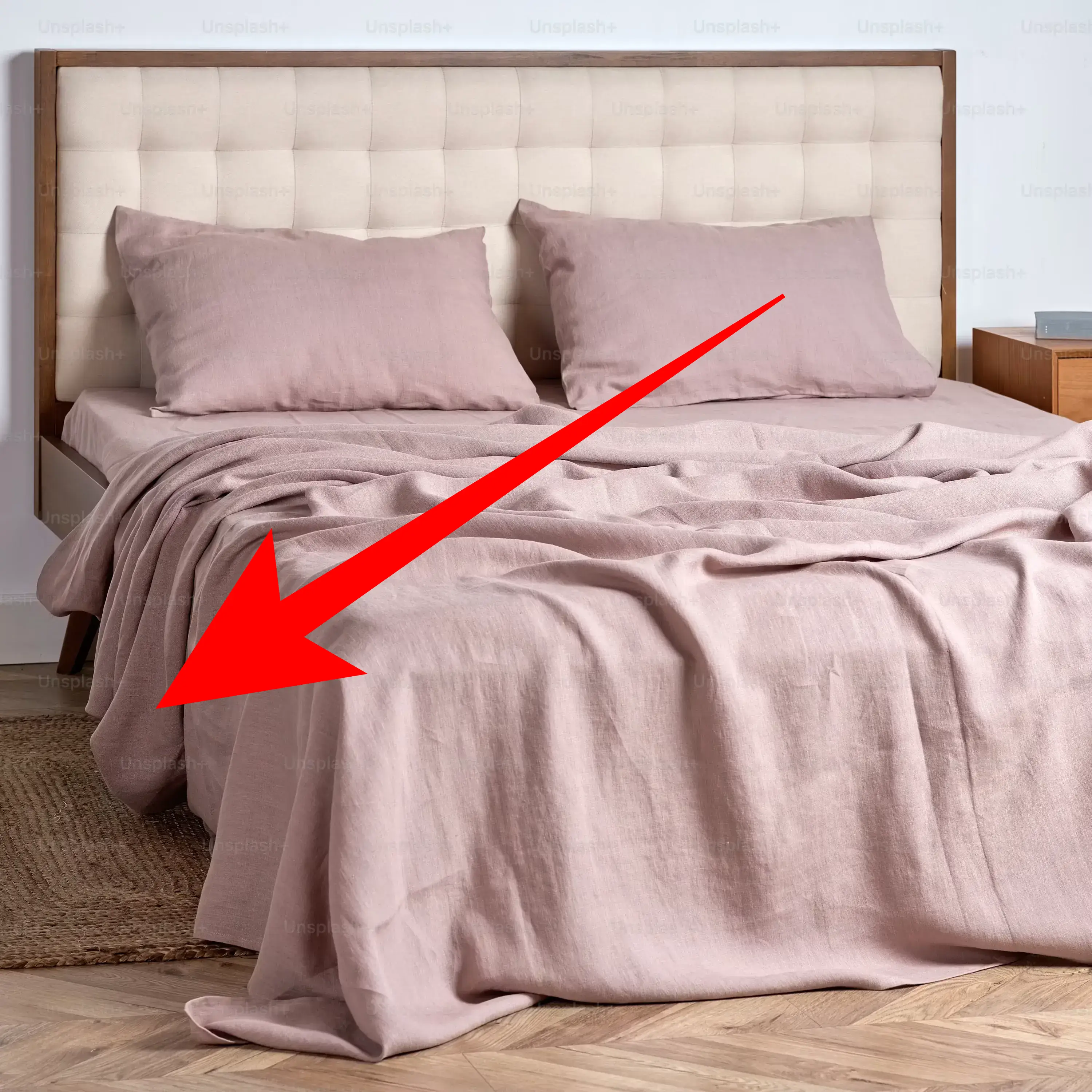Bedsheet — Bedroom Items vocabulary in English