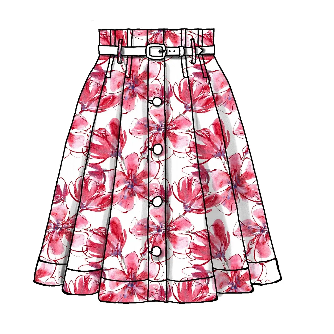 Skirt (Rok) — kosakata bahasa Inggris Pakaian dan Aksesori