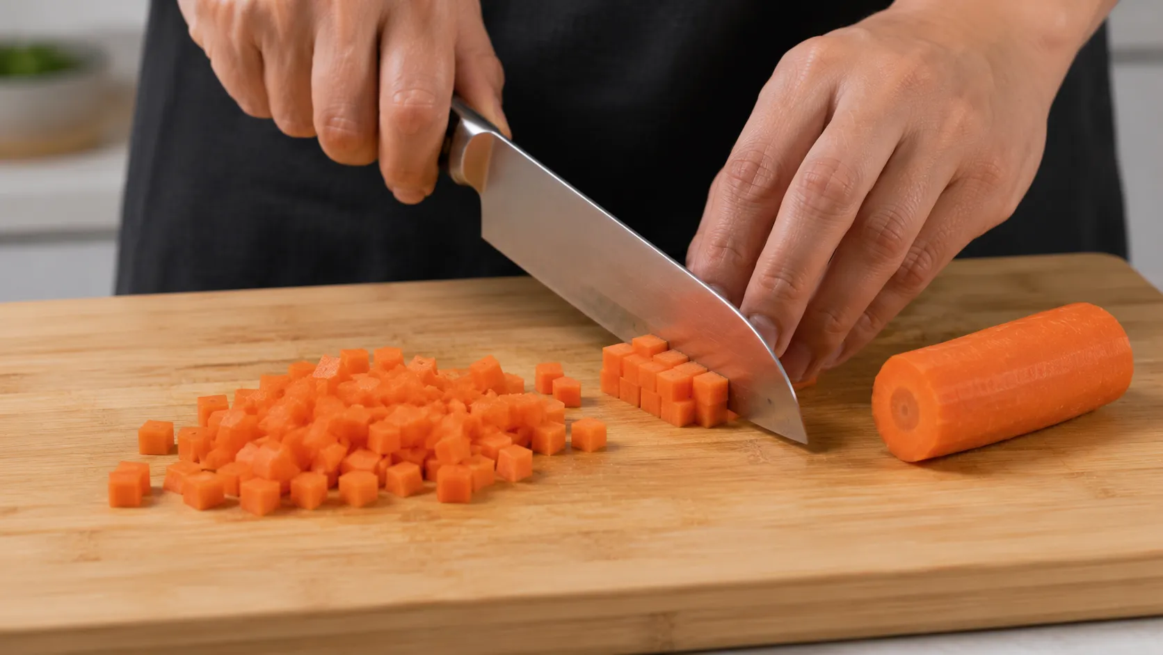 Dice — Cooking Actions vocabulary in English
