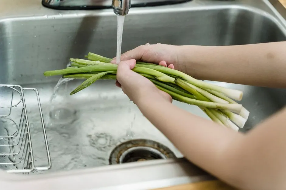 Wash — Cooking Actions vocabulary in English