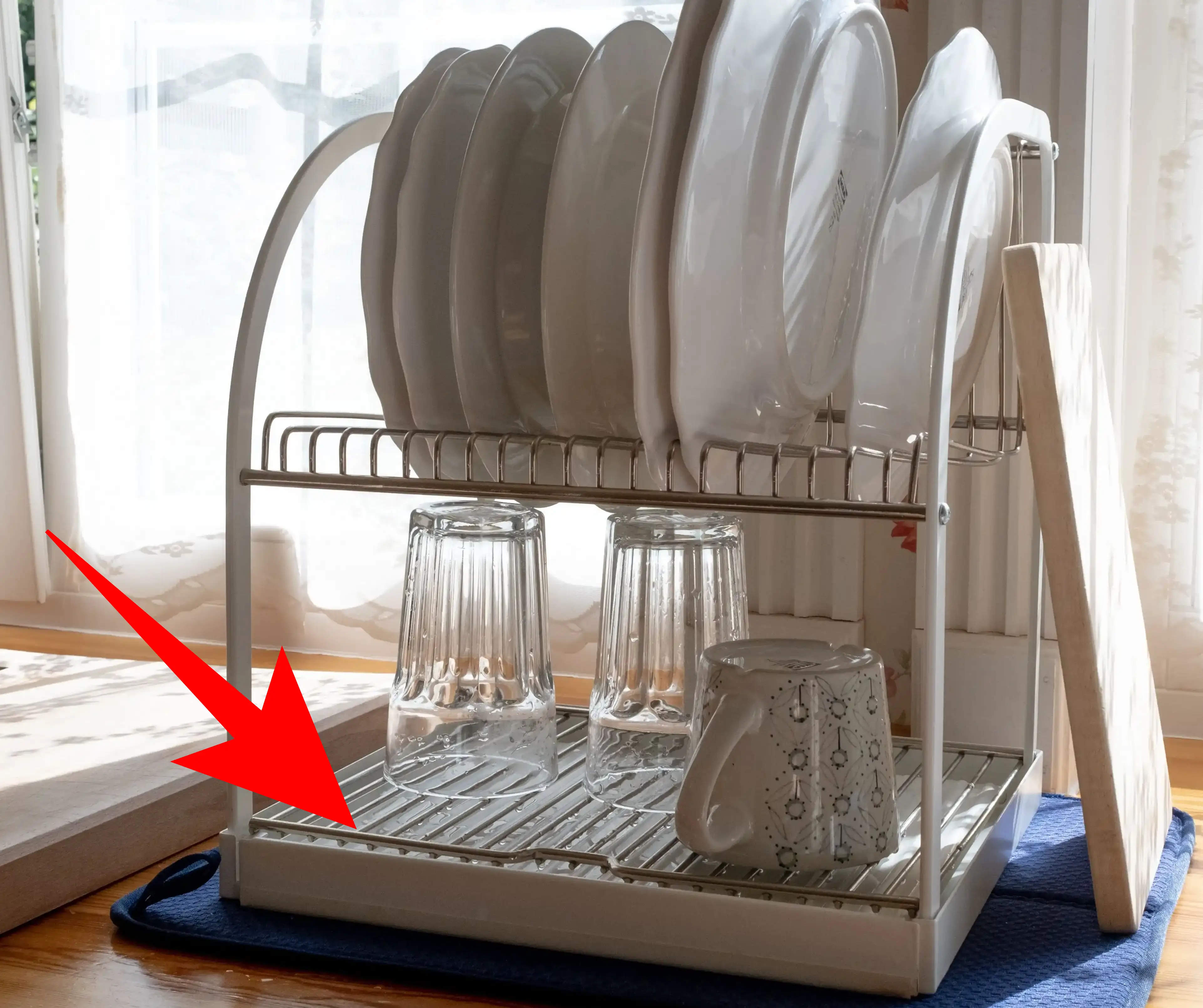 Dish Rack — Kitchen Appliances and Tableware vocabulary in English