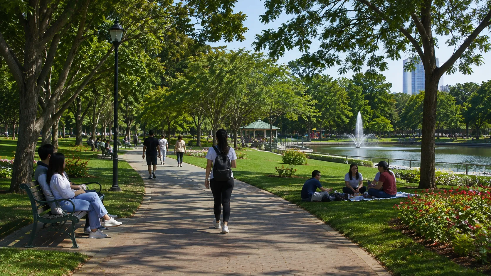 Park — Public Places vocabulary in English