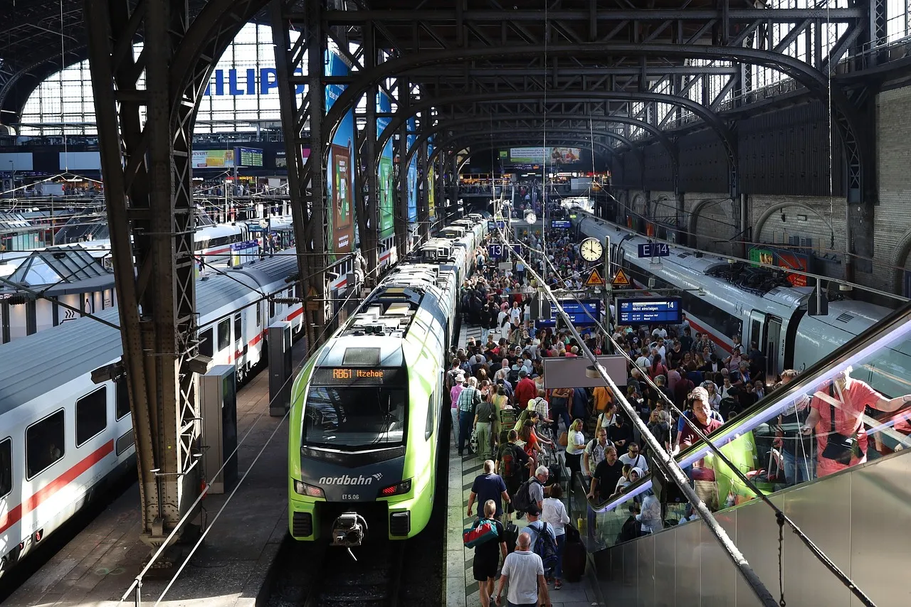 Train Station — Public Places vocabulary in English