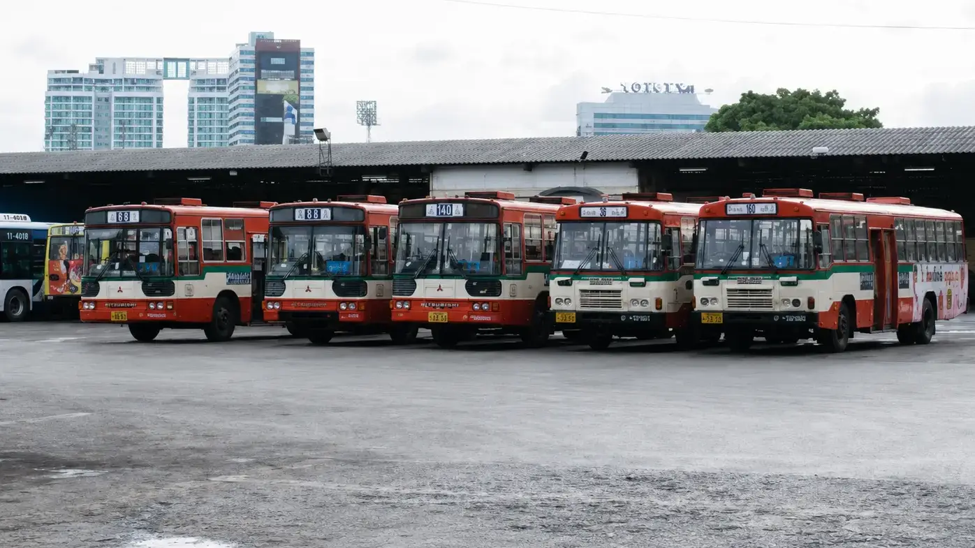 Bus Station — Public Places vocabulary in English