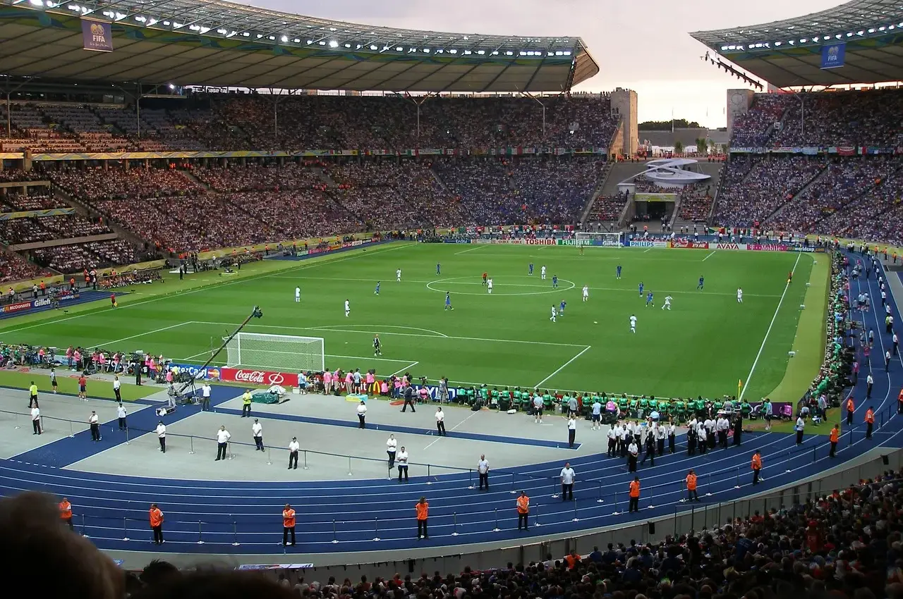 Stadium — Public Places vocabulary in English