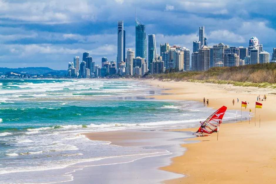 Beach — Public Places vocabulary in English