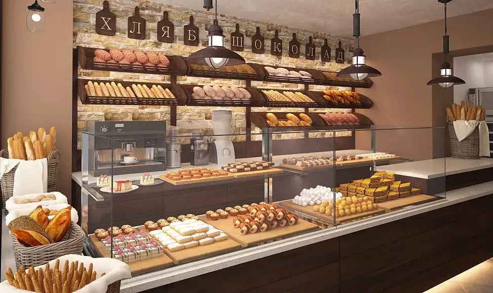 Bakery — Public Places vocabulary in English