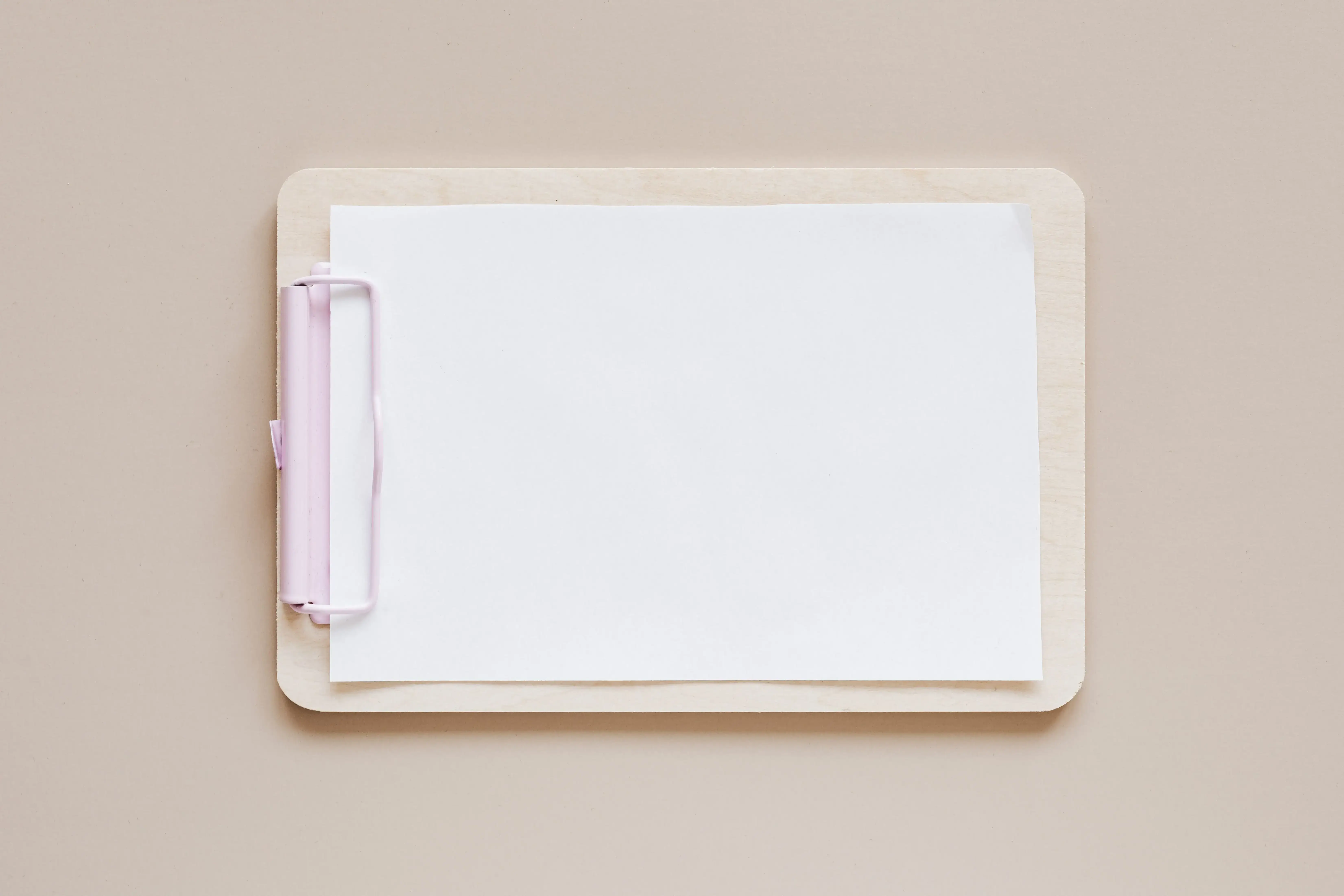 Clipboard — School Supplies vocabulary in English