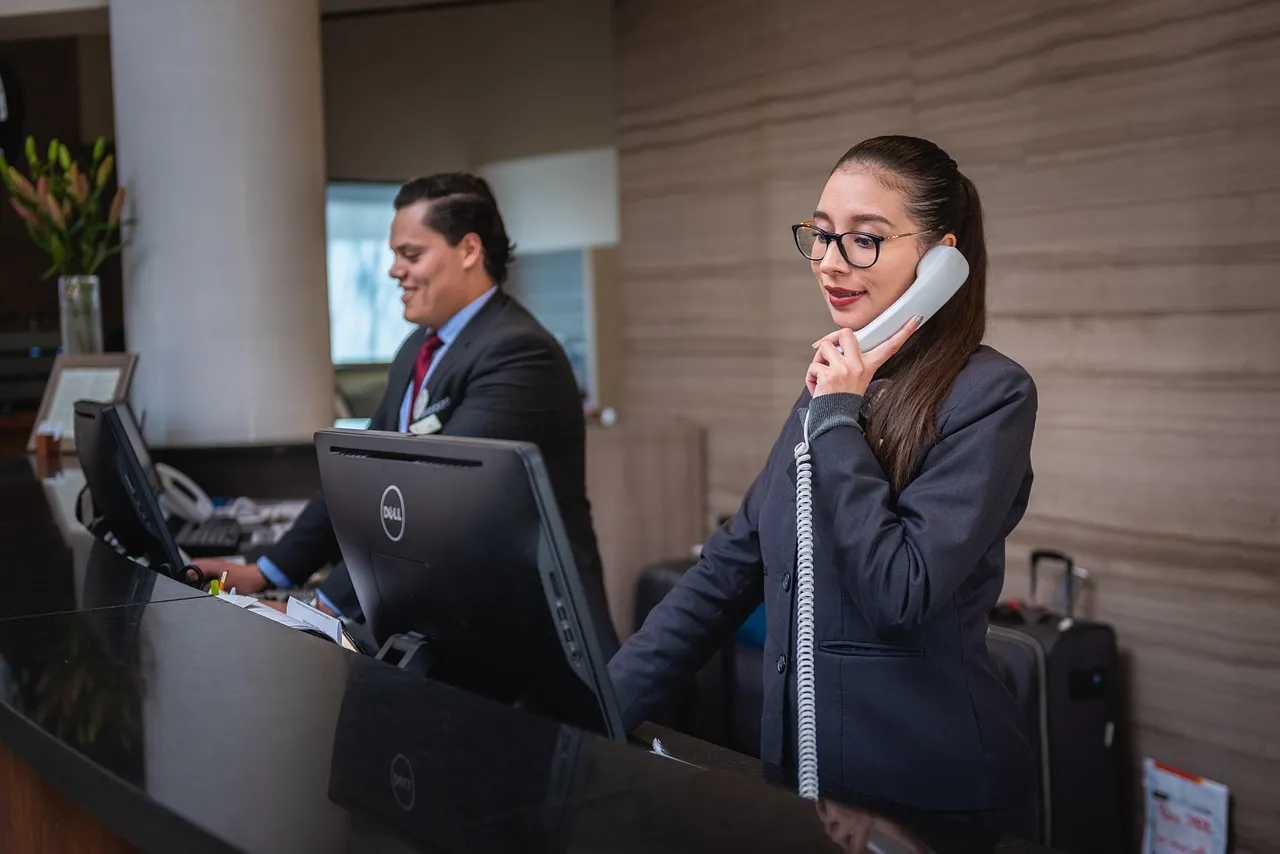 Receptionist — Trade and Service Jobs vocabulary in English